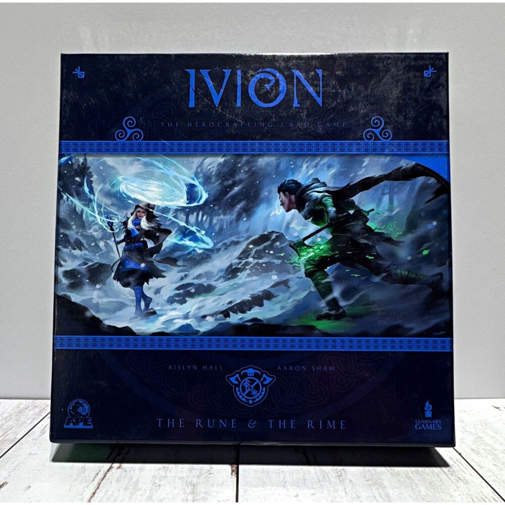 Luminary Games Ivion: The Rune & The Rime Fantasy Card Game 2-4P Ages 14+
